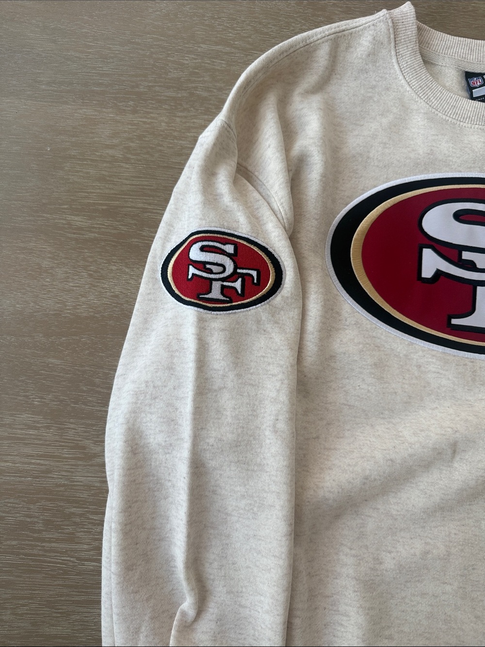 NWT NFL San Francisco 49ers Multi Logo Crewneck | M - Picture 7 of 12